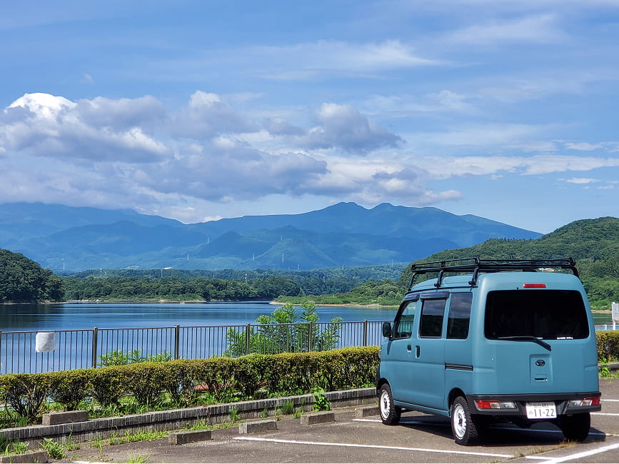 軽バンで、いざ東北の旅へ